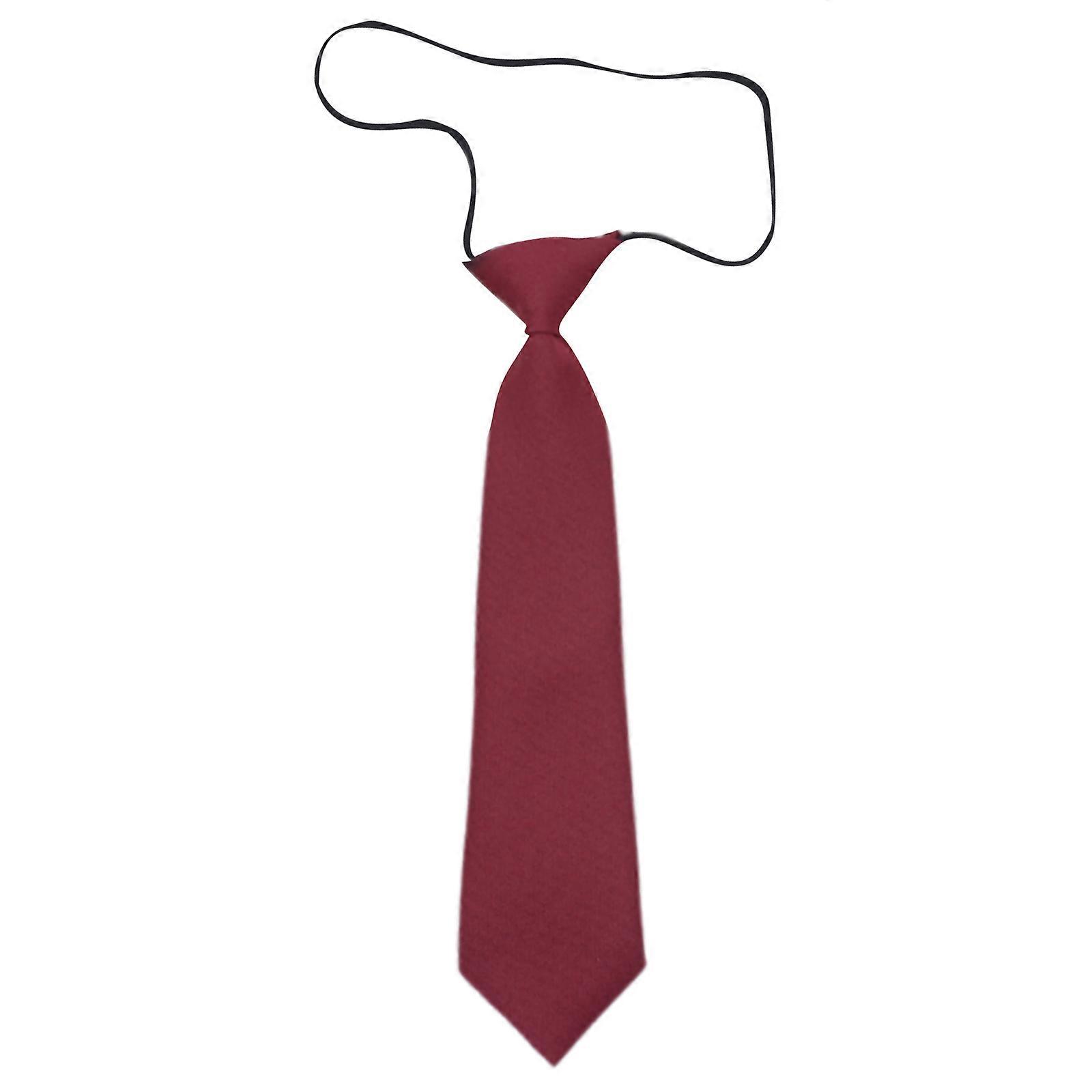 Women's JK Uniform Tie with Adjustable Length Great for School Uniform and Student Daily Wear All Matching Neckwear Wine Red