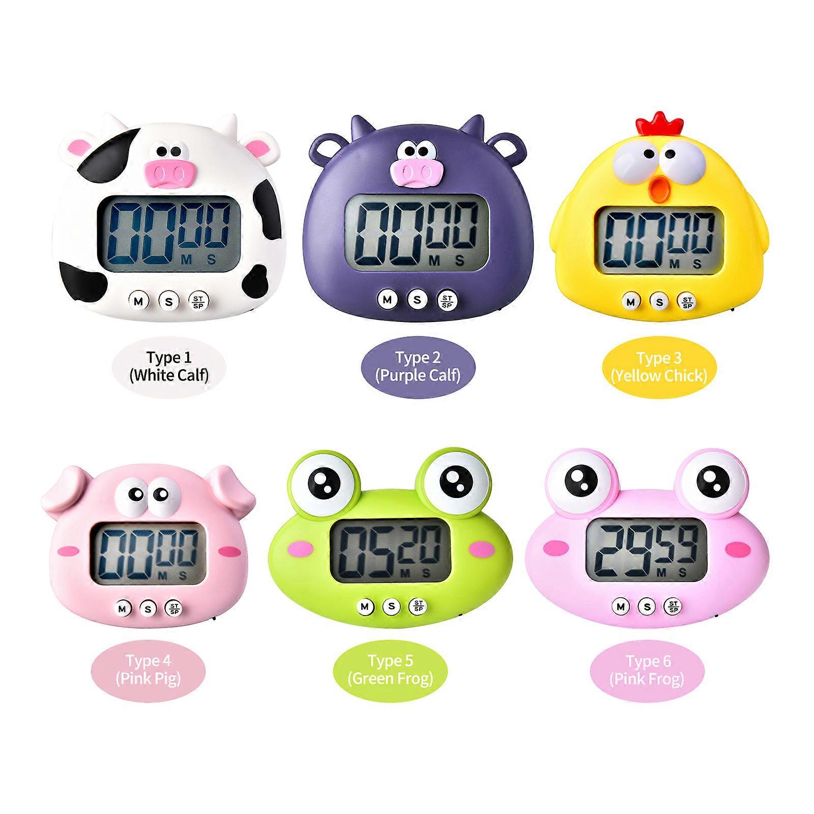 Digital Cute Animal Kitchen Timer with Magnet Stand, 12x10x3cm