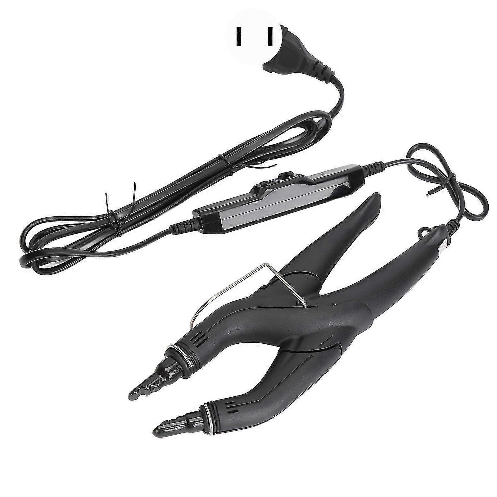 Extended Hair Iron Adjustable Temperature Rotatable Power Cord Safety Hair Connector Suitable for 100-120V