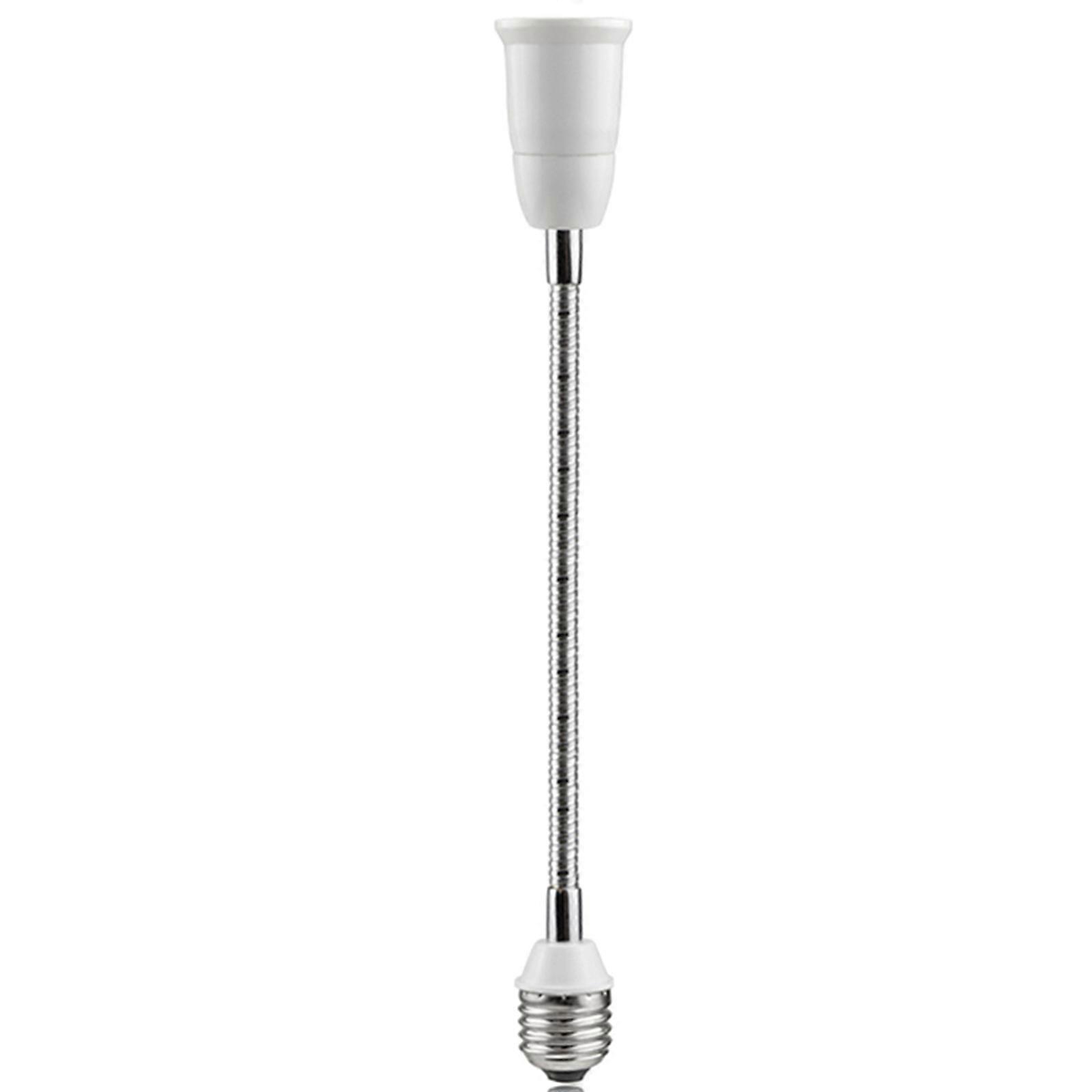 E27 To E27 Socket Extender Standard Medium E27 Base All Directional Adjustable Light Bulb Socket Converter