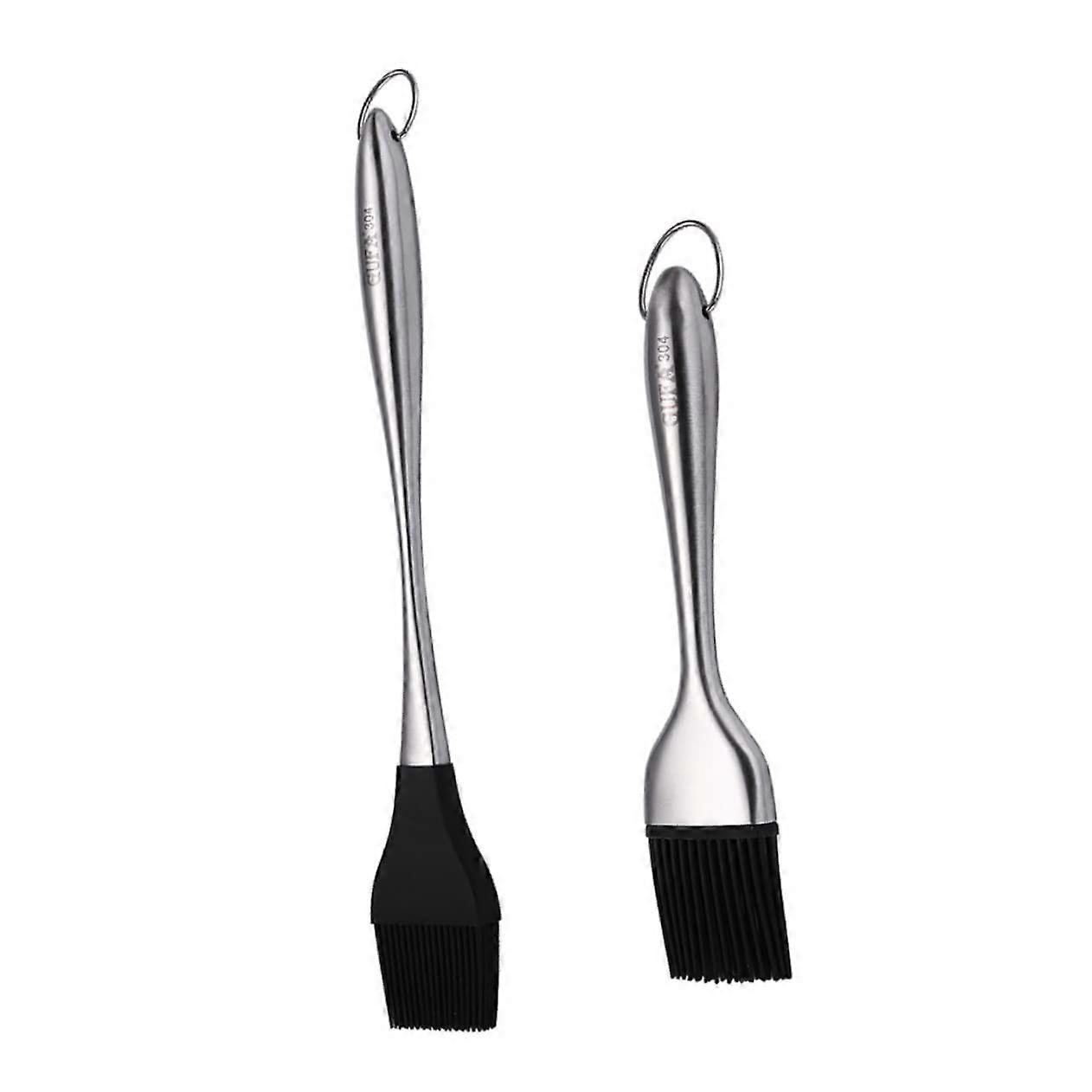 Stainless Steel Handle Practical Heat-Resistant Brushes Oil for Barbeque Baking