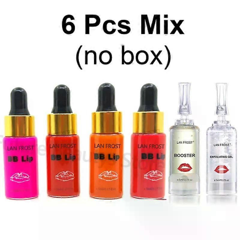 Shibingsheng 5ml مصل شفاه BB شبه دائم BB كريم توهج أحمر الشفاه كيت مصل مقاوم للماء ترطيب ملمع الشفاه الصباغ الشفاه العناية بالبشرة