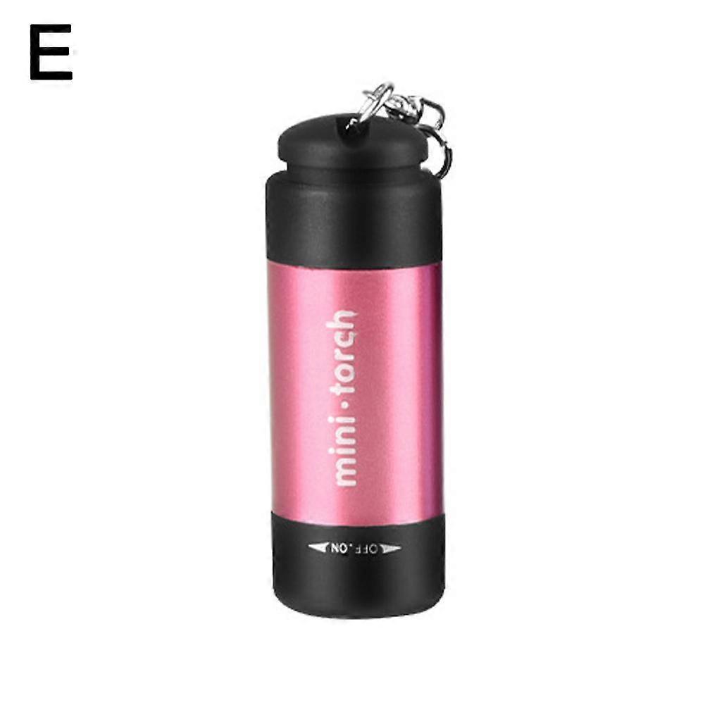 LED Mini Flashlight Mini Key Light USB Rechargeable Flashlight