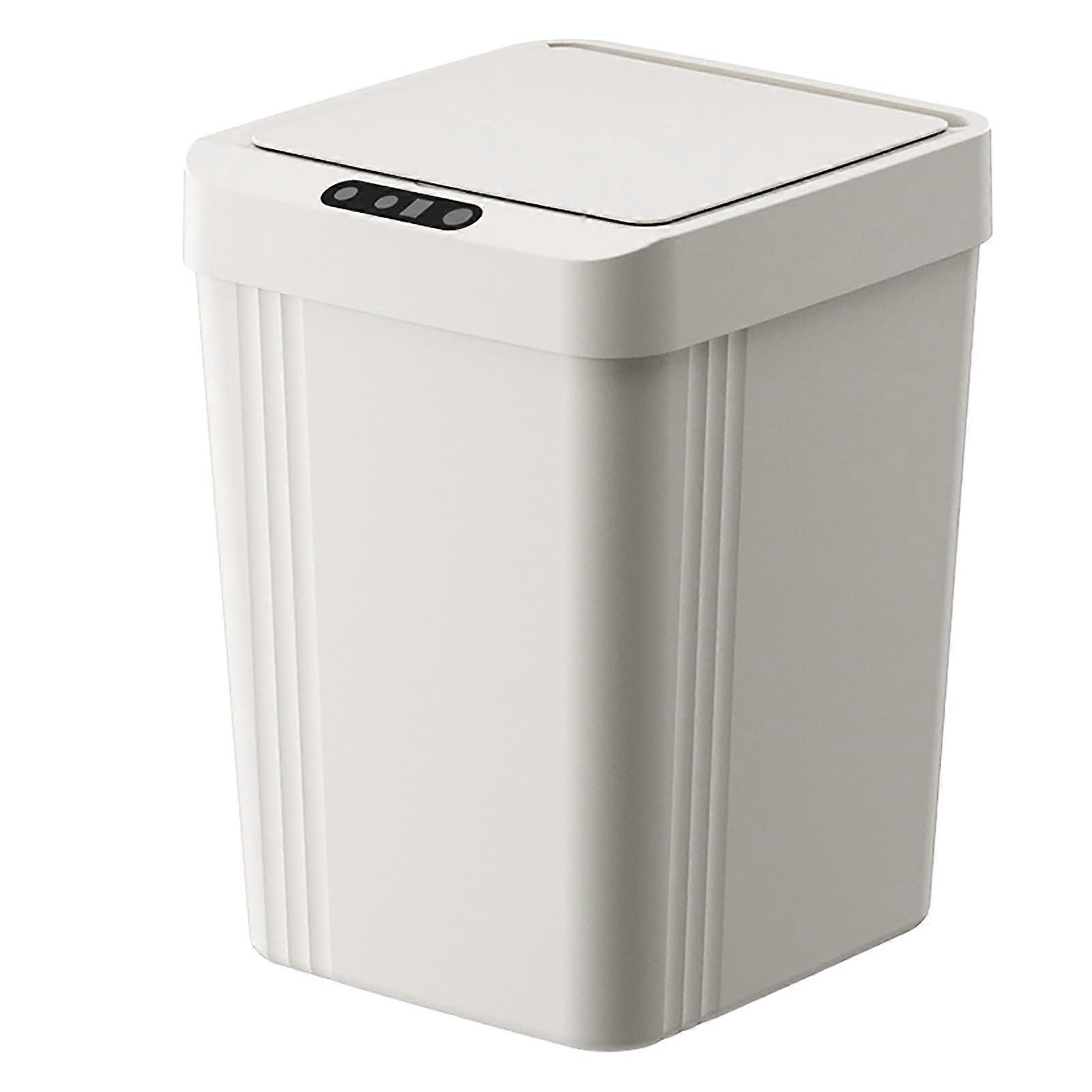 Touchless Automatic Trash Can 13L with Smart Motion Sensor for Kitchen, Living Room, Bedroom, Stainless Steel Design