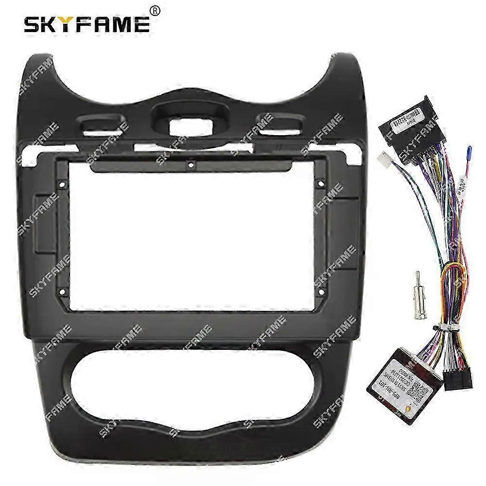 Applies To Car Frame Fascia Adapter Canbus Box Decoder Android Radio Dash Fitting Panel Kit For Renault Sandero