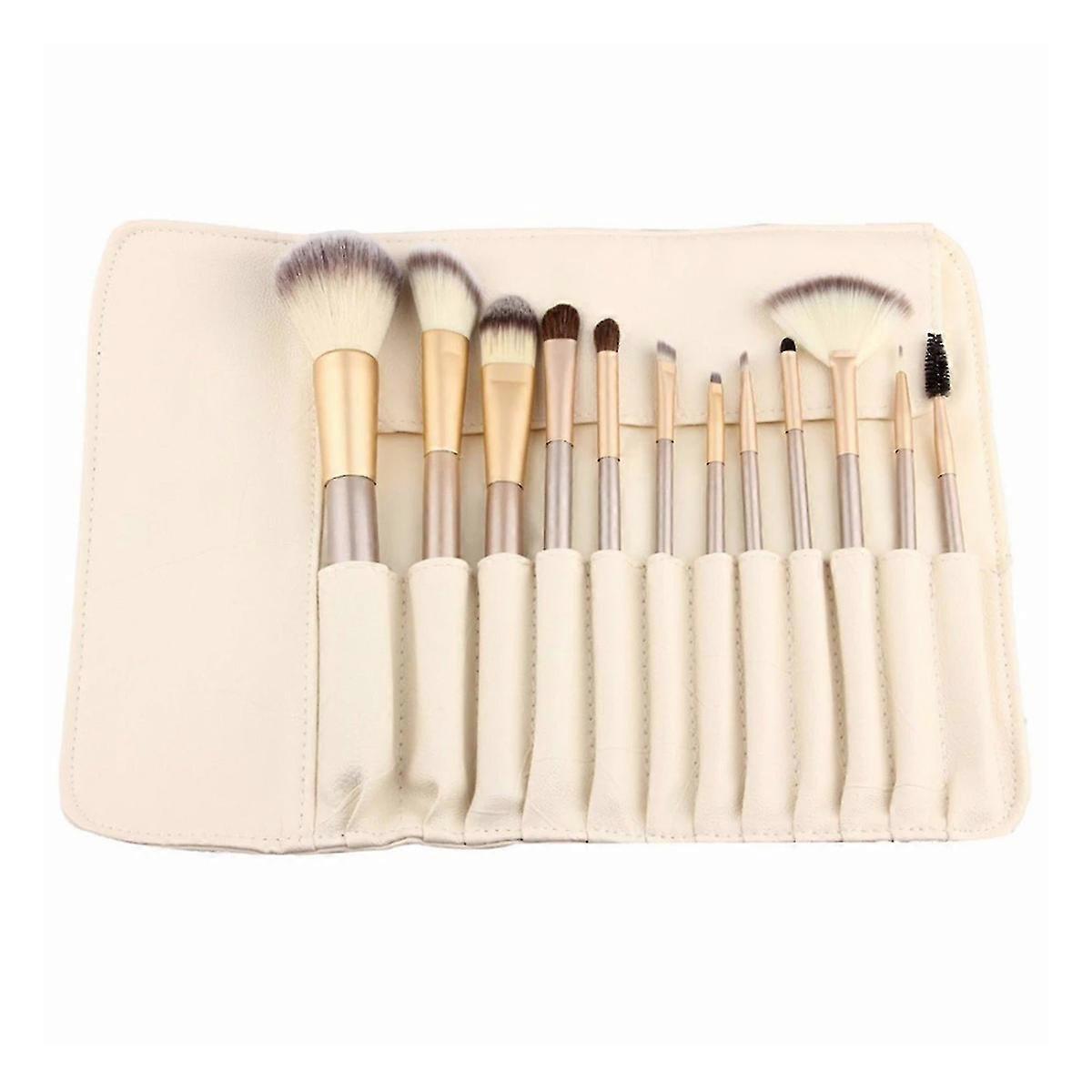 12 Pcs Makeup Brushes Set with Kabuki Brushes