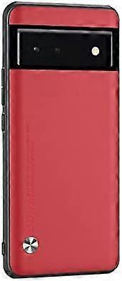 For Google Pixel 6PRO, Shockproof Protection Leather Case for Google Pixel 6PRO ( red)