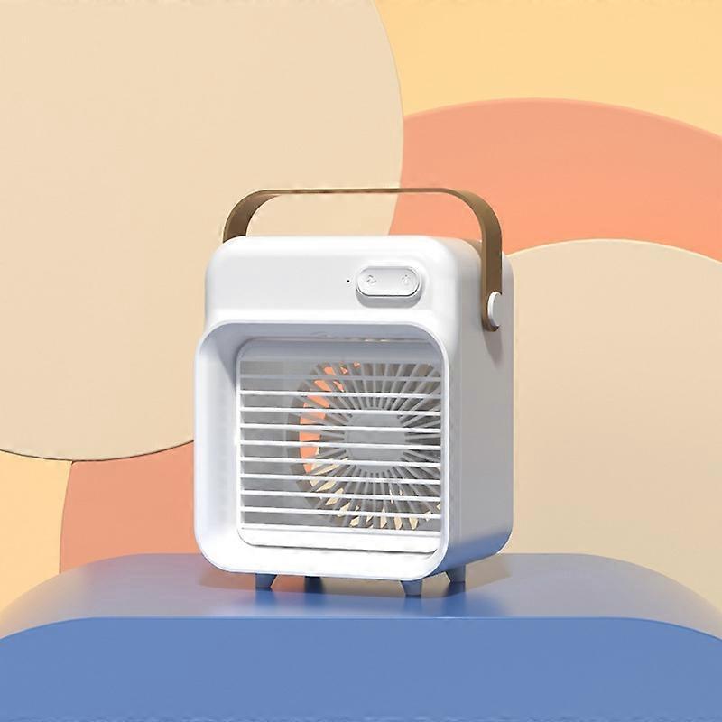 F05 USB Portable Mini Multifunctional Spray Cooling Fan, Spec: Plug-in Model (White)