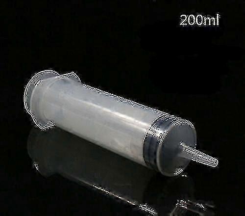 100-200ml Reusable Big Large Plastic Hydroponics Nutrient Measuring Syringe-9