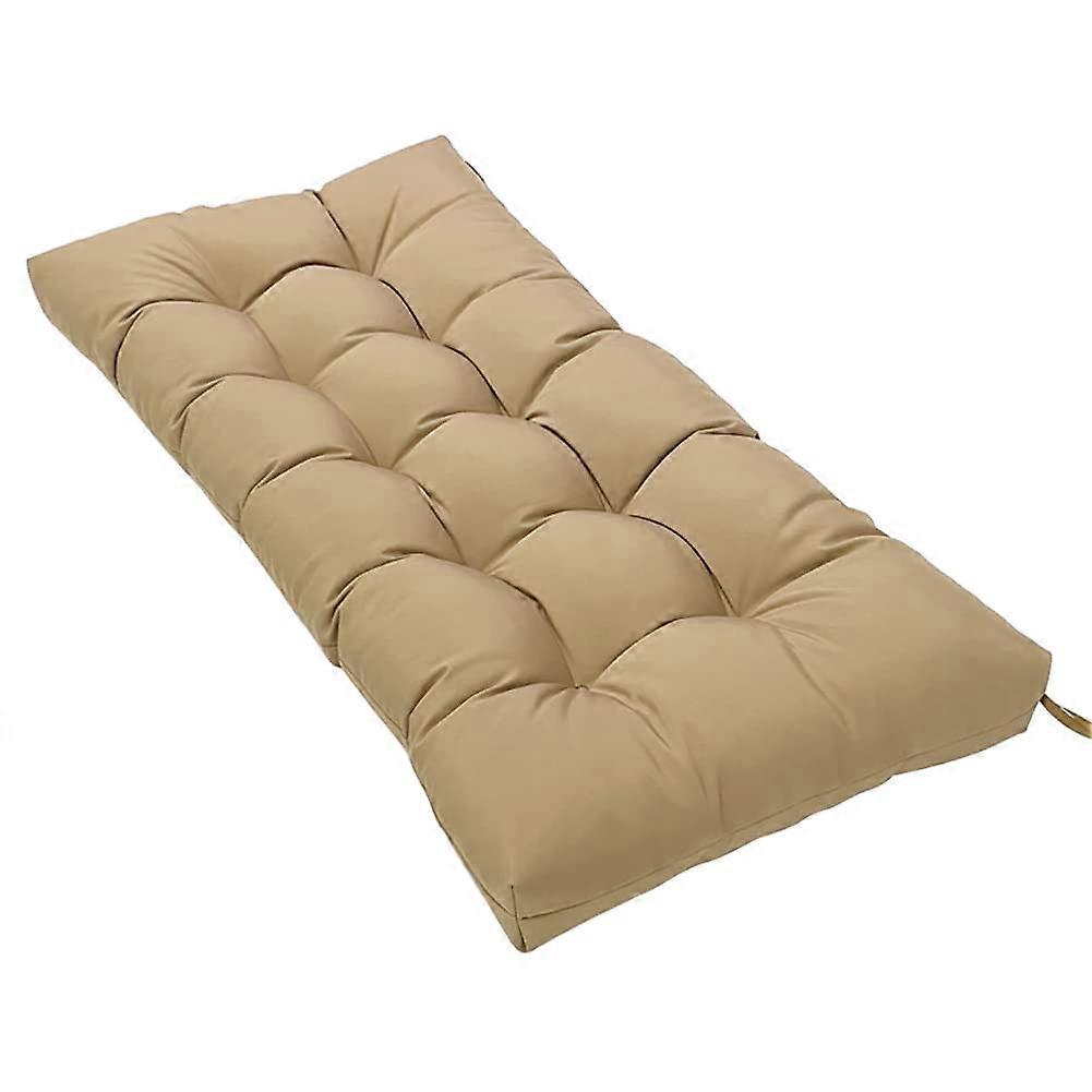 Outdoor Bench Cushion Waterproof 51.2"x19.7" Non-Slip All Weather Patio Chair Cushion Replacement for Garden Indoor Use