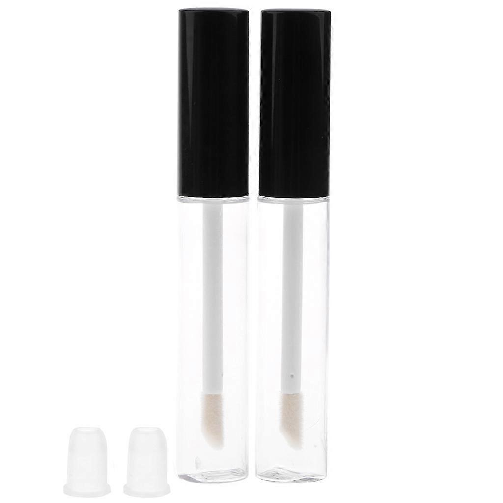 2pcs 2.5ml Empty Tube Plastic Clear Lip