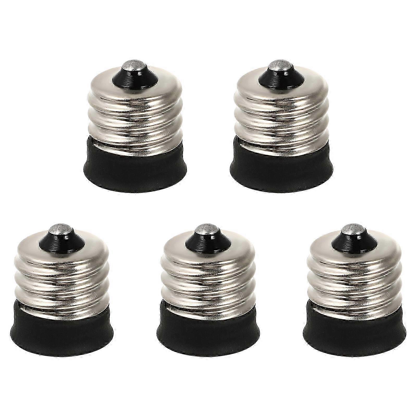 5 Pcs Menorah Bulb Adapter E17 E14 Light Adapter E14 Bulb E14 Socket E17 E14 Base Adapter