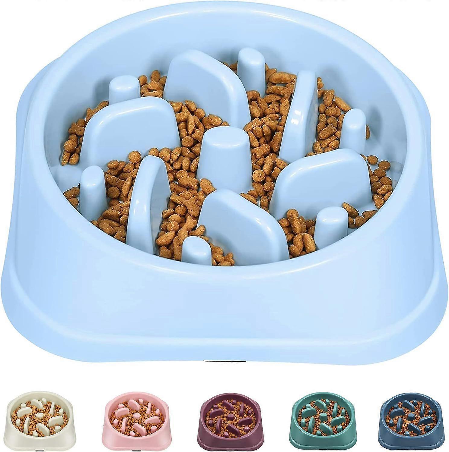DLM UPSKY Slow Feeder Bowls Anti-Slip Puzzle Interactive Bloat Stop Bowl Anti-Choking Dog Bowl for Small and Medium Dogs (15-50 lbs).