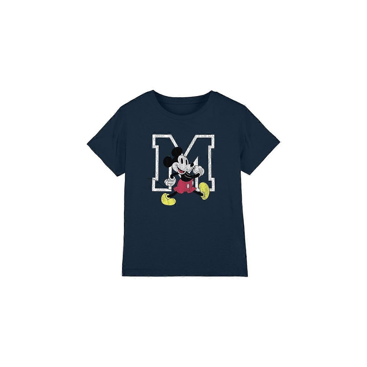 Disney Dětské/dětské tričko Mickey Mouse Classic Walk