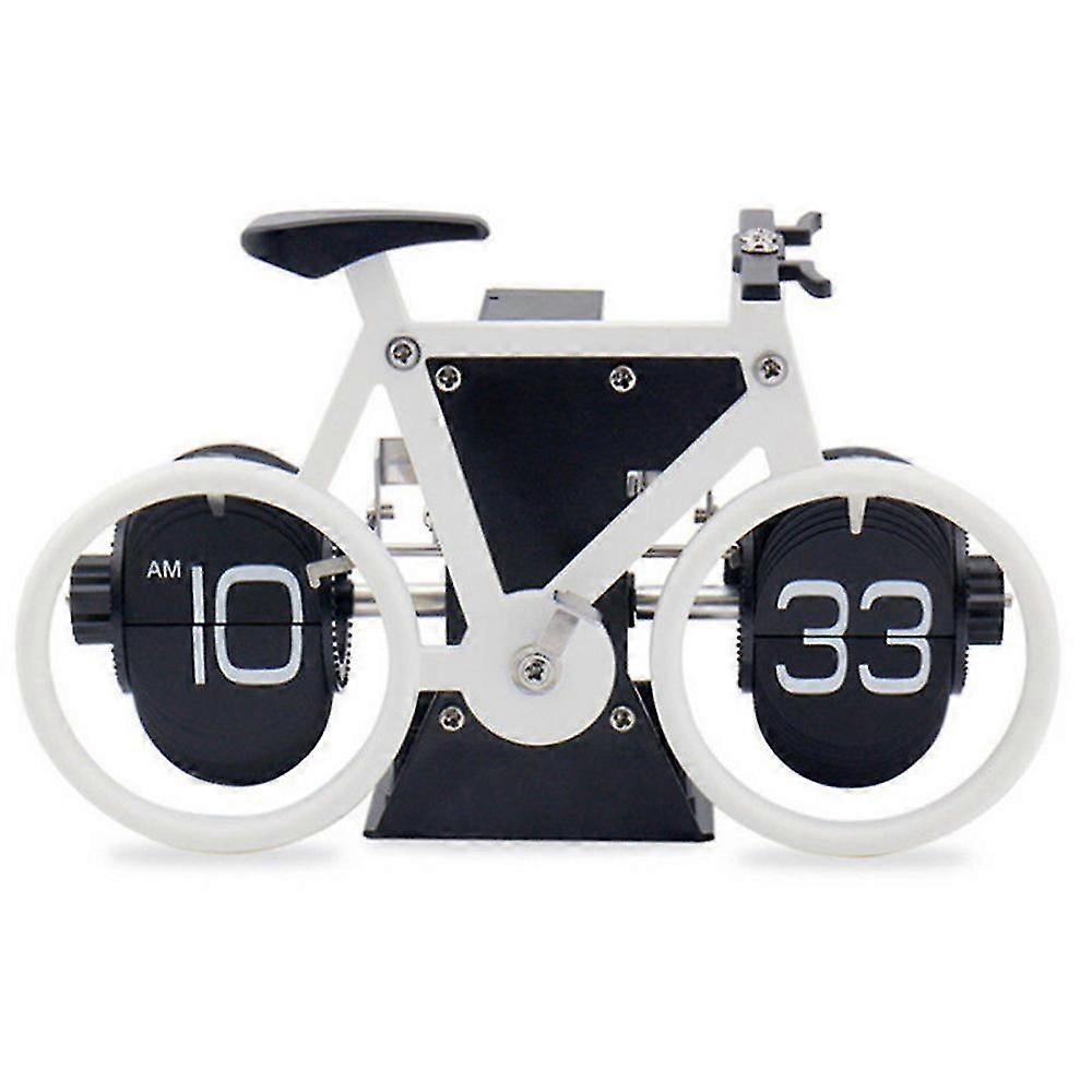 Flip Desk Clock, Retro Retro Automatic Flip Clock Desk Clock Desk Clock Big Number Home Office School Hotel,b