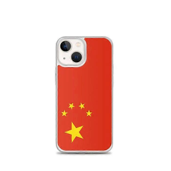 iPhone Case - China Flag - iPhone 13 mini - Flexible - Multicolor - Transparent Plastic