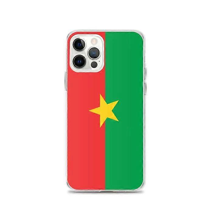 iPhone Case - Burkina Faso Flag - iPhone 12 Pro - Soft - Multicolor - Vertical