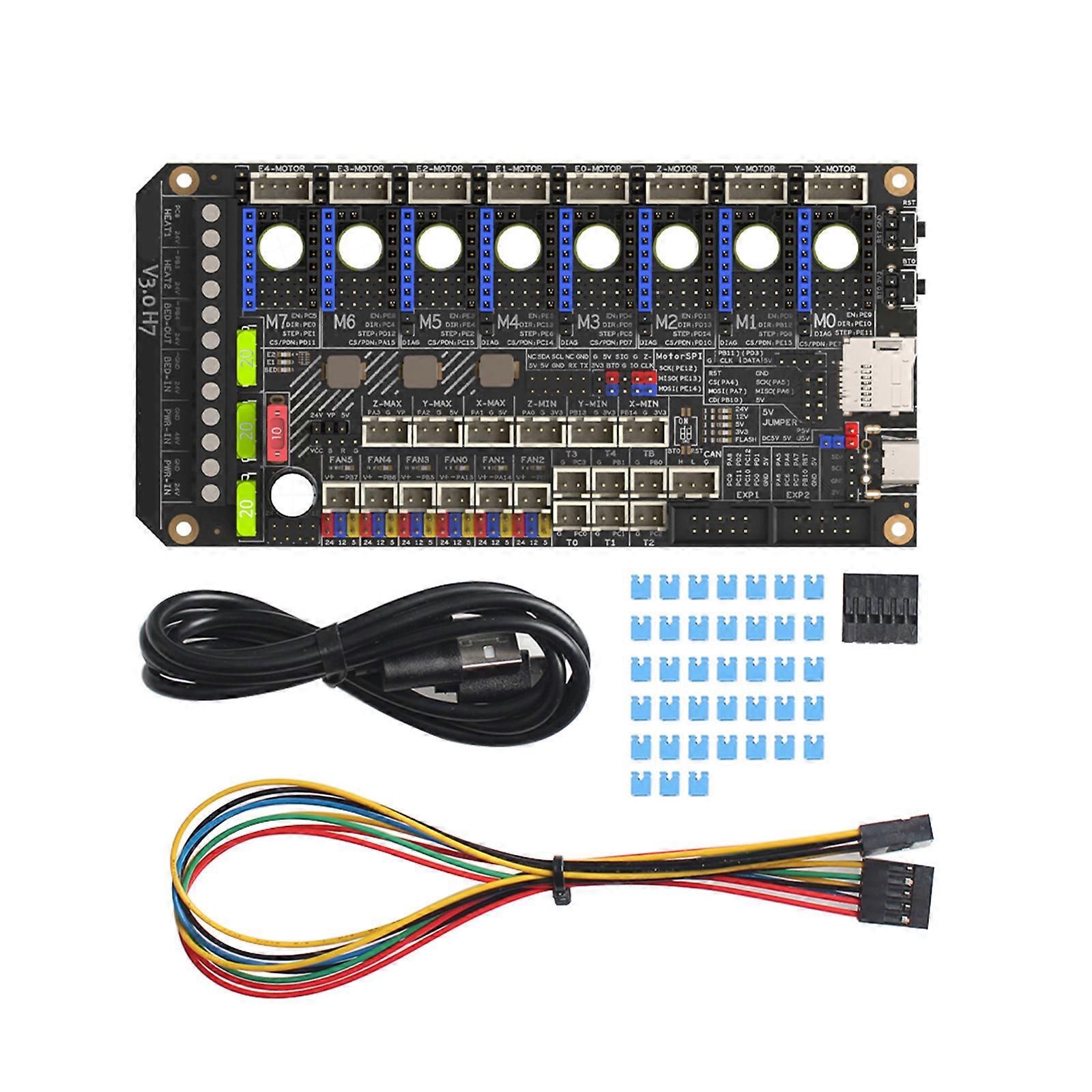 Upgrades 3D-Drucker-Mainboard für H7, 32-Bit-Steuerplatine mit STM32H723VGT6-Prozessor