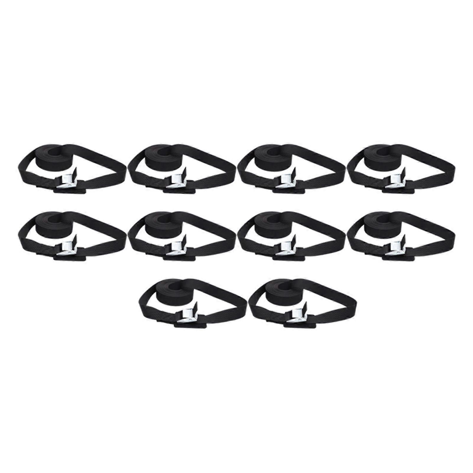 10Pcs Lashing Straps Secure Straps Premium Tensioning Belts Tie Down Straps