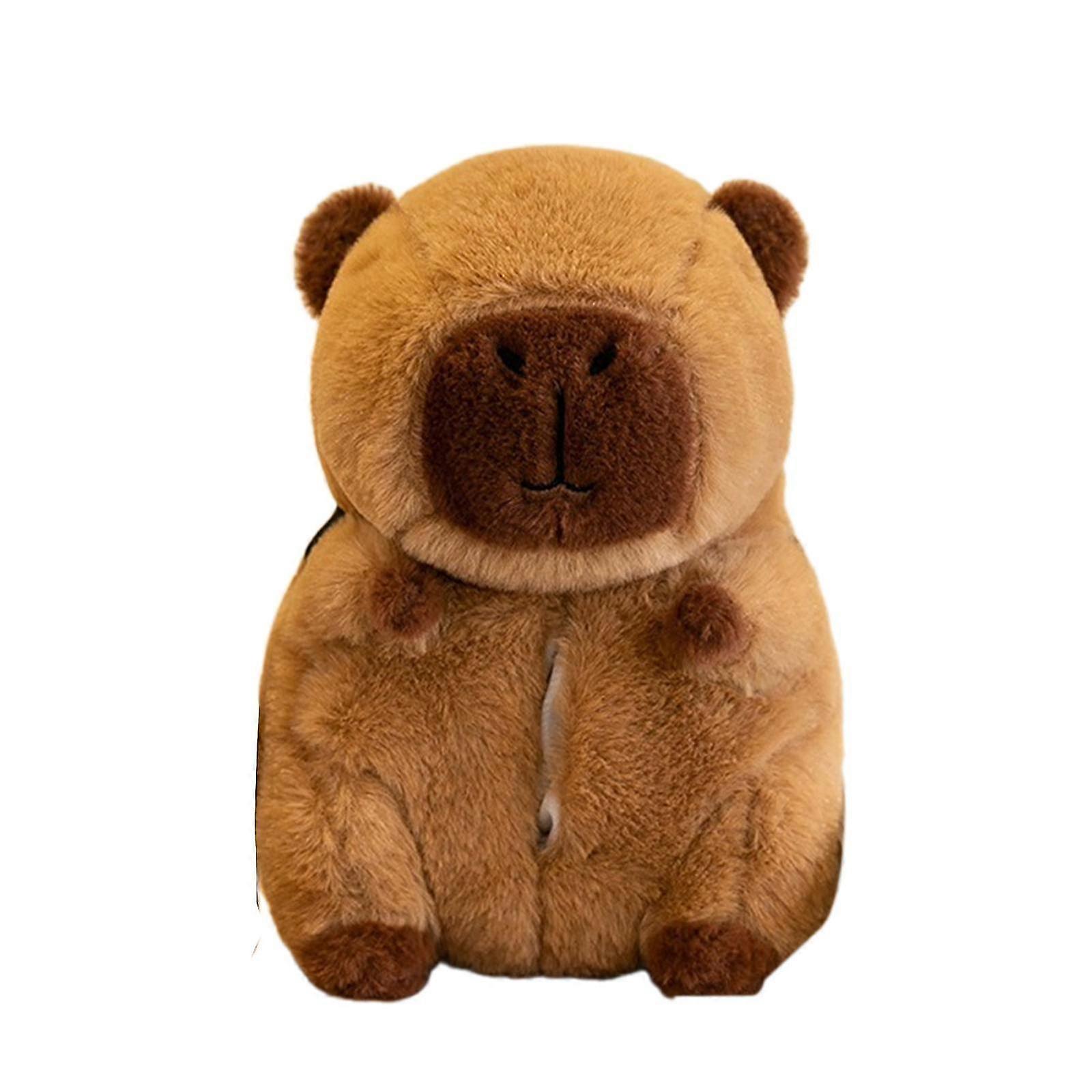 Plush Tissue Box for Living Room and Car, Suitable for Car Accessories, Capybara Design Cute Tissue Holder
