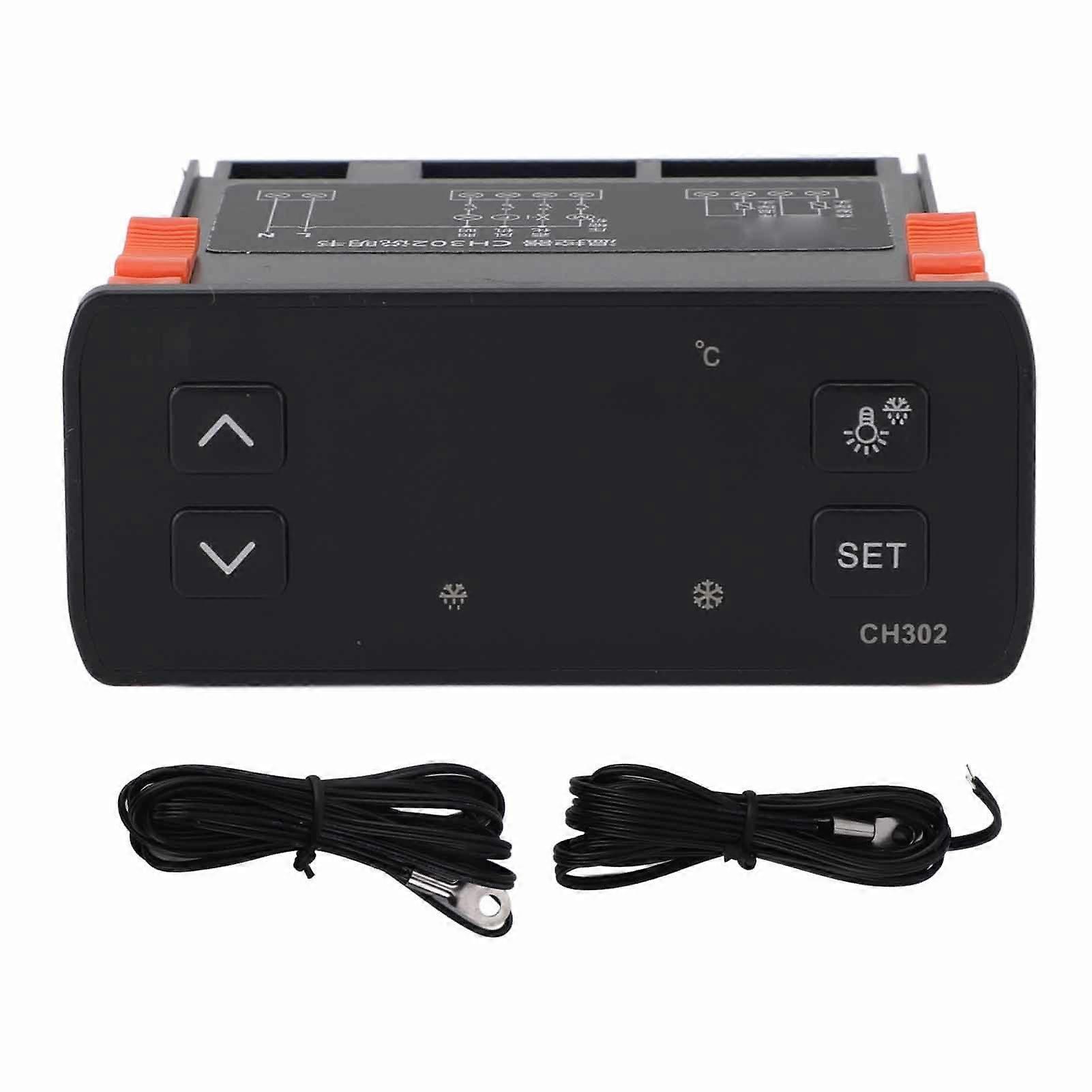 High quality  Thermostat KWS-CH302 Intelligent Temperature Controller Dual Sensor Refriger