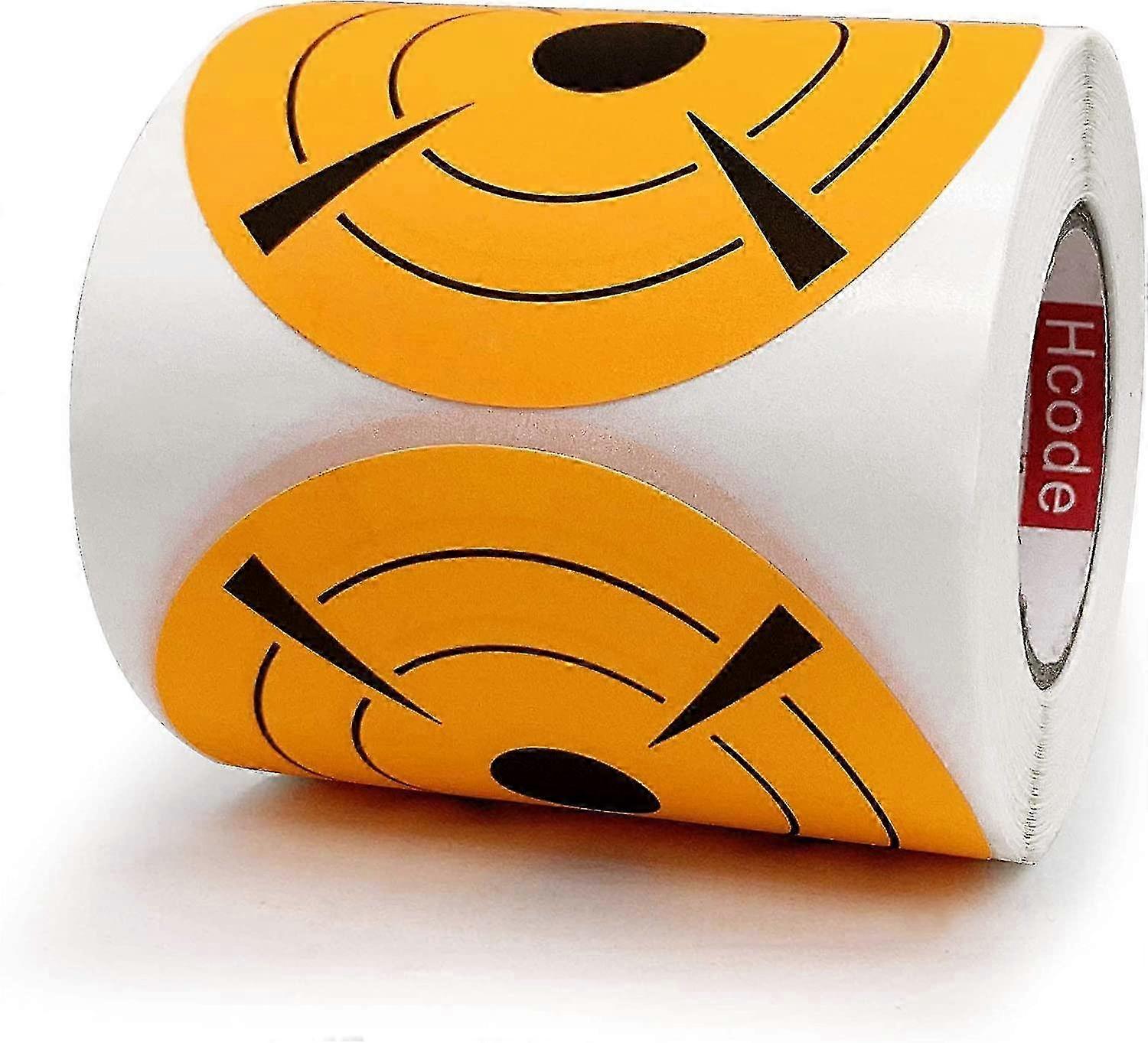 3 Inch Round Adhesive Target Pasters Fluorescent Shooting Targets Stickers Target Dots Compatible with Certain Brands, Total 250 Pcs in Fluo