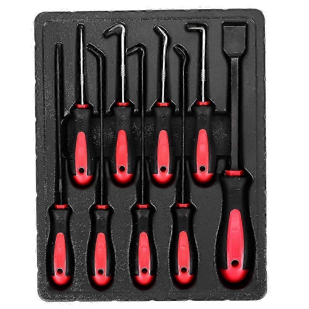 9pcs Precision Hook Set for O Ring Seal Gasket Puller Remover Tool Compatible with Automotive Applications