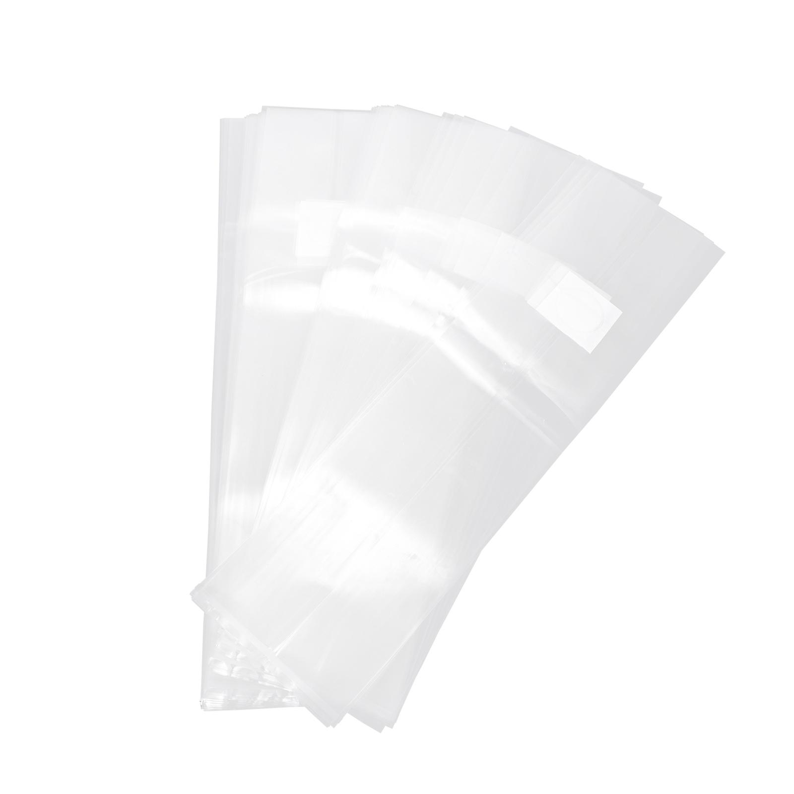 50pcs Transparent Breathable Mushroom Spawn Bags for Easy Cultivation at Home or Greenhouse Use, Simple & Growing Material with Tight Edges
