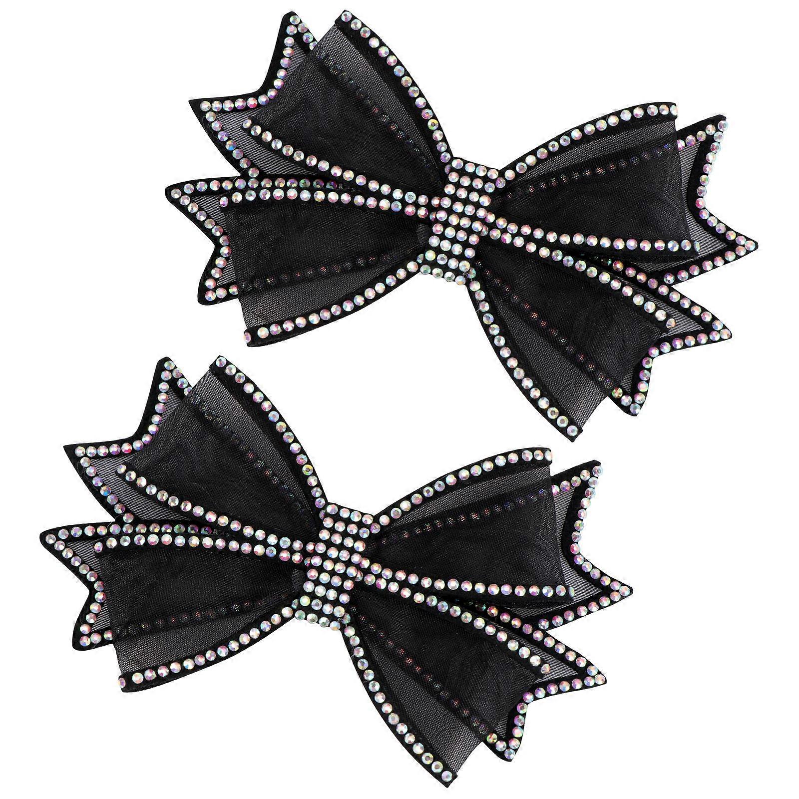 Bowknot Slippers Incorporating Rhinestone Elements for Sophisticated Touch