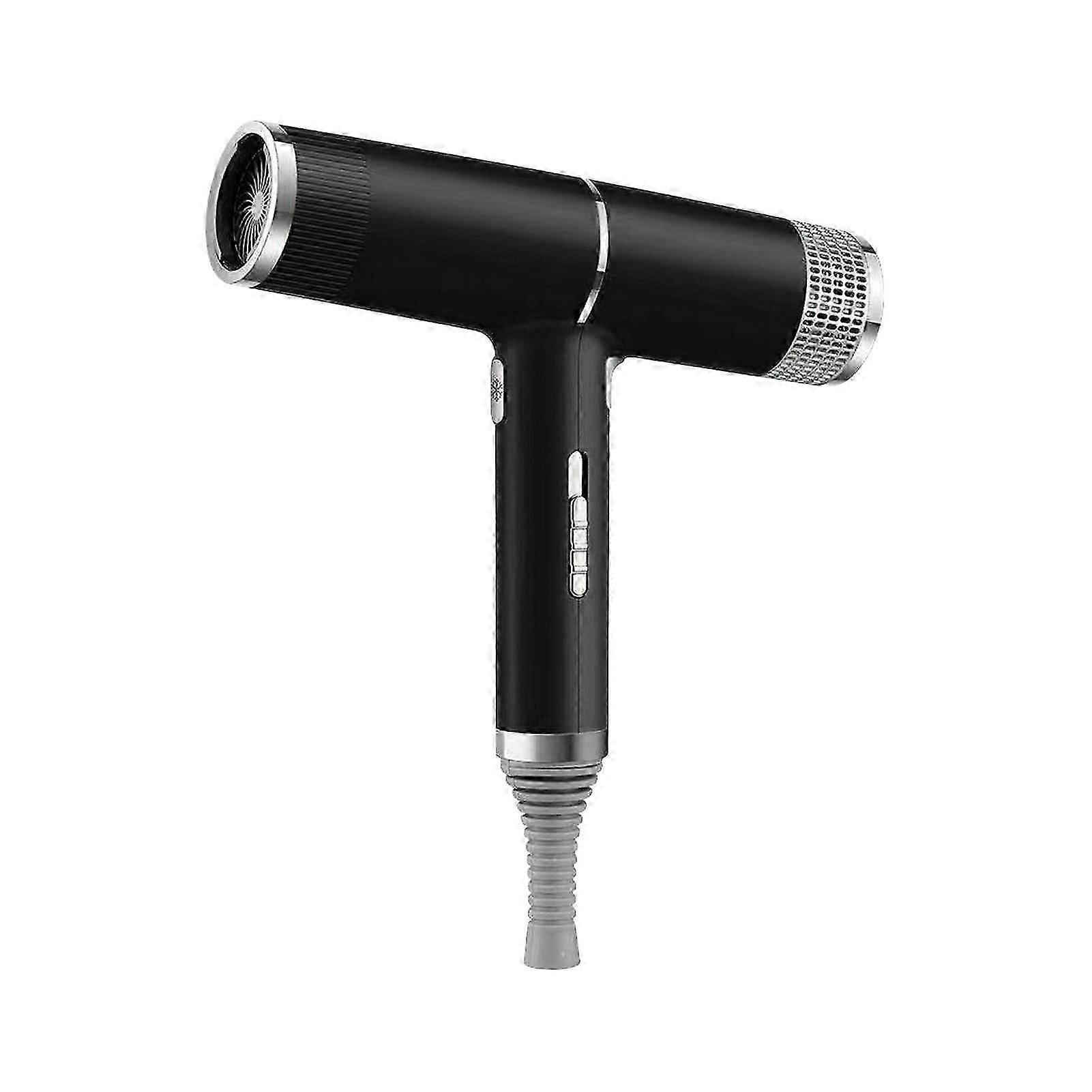 Portable Hair Dryer with 3 Nozzle Attachments Adjustable High Speed Fast Drying Low Noise Travel Electric Negative Ionic Blow Dryer