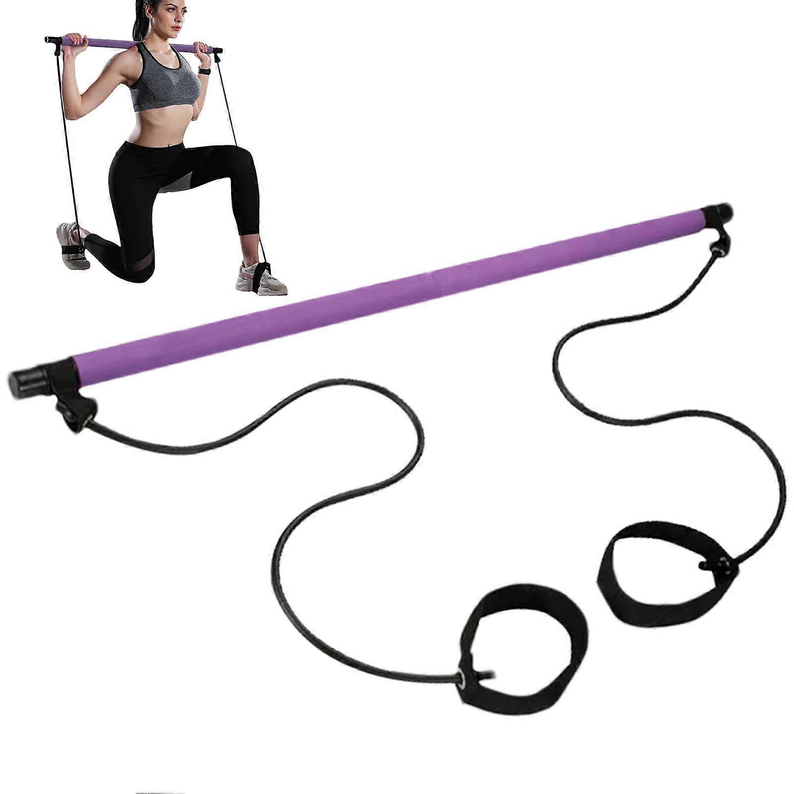 Pilates bar – Pilates bar, elastic, light, Sculpting Fusion, portable, multifunctional, easy tallation, accessories for the