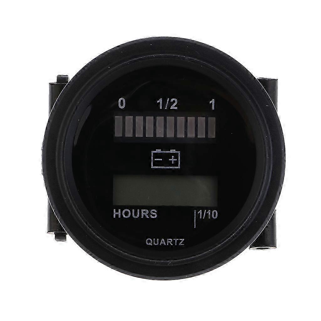 12v/24v Marine Engine Hour Meter W/ Battery Indicator Charge " hwy