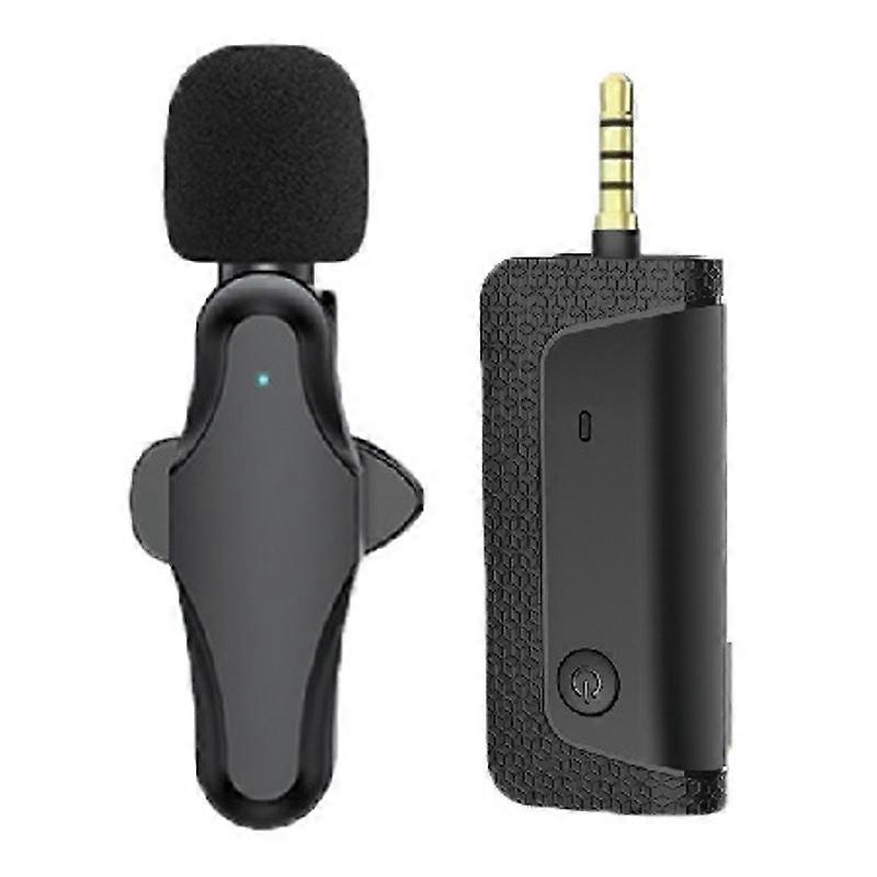 K35 Pro Wireless Lavalier Microphone (1 Microphones+1 Receiver) Outdoor Radio Noise Reduction Microp