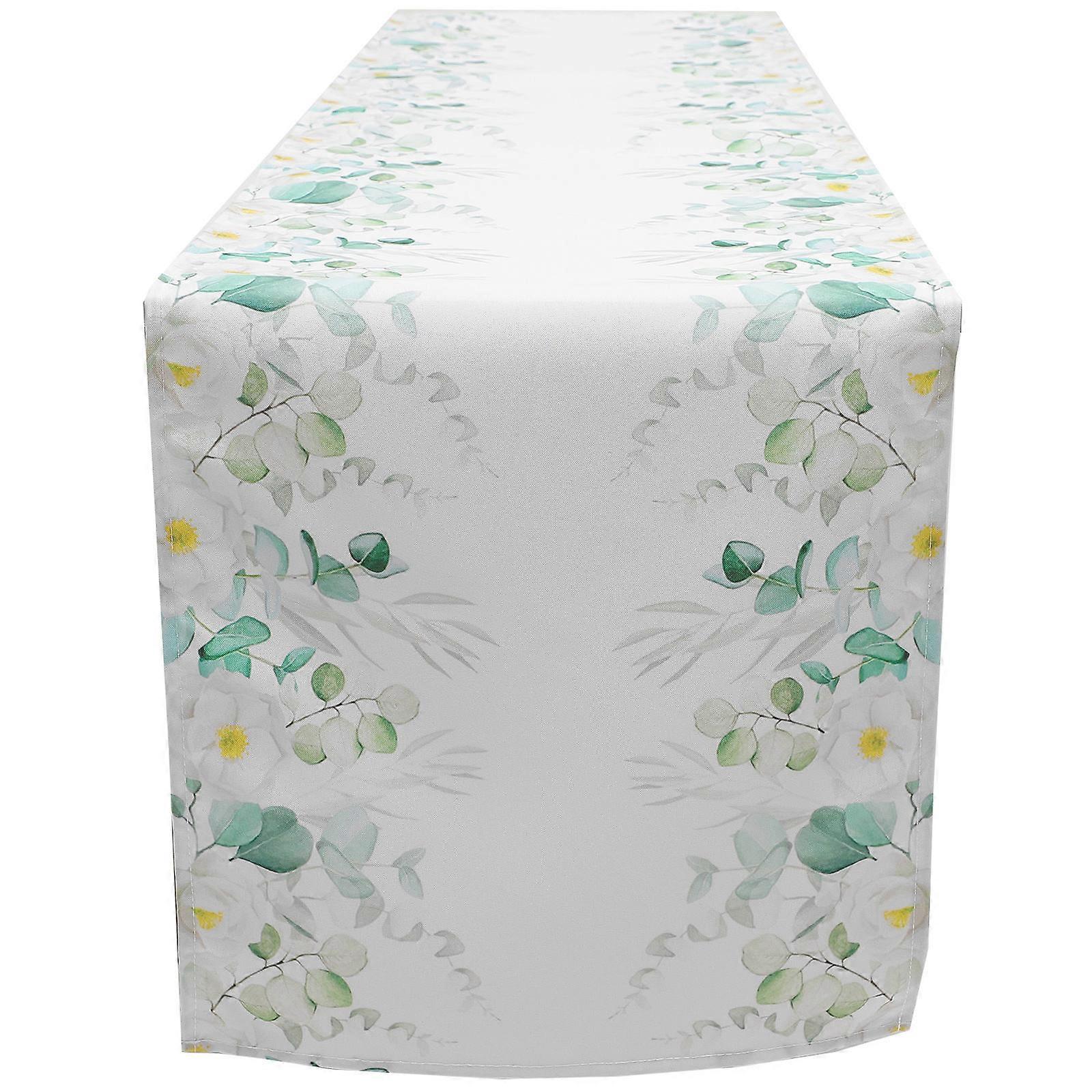 Vintage Table Cloth with Retro Flower Pattern Decorative Table Runner for Home, Dining, Parties and Special Occasions