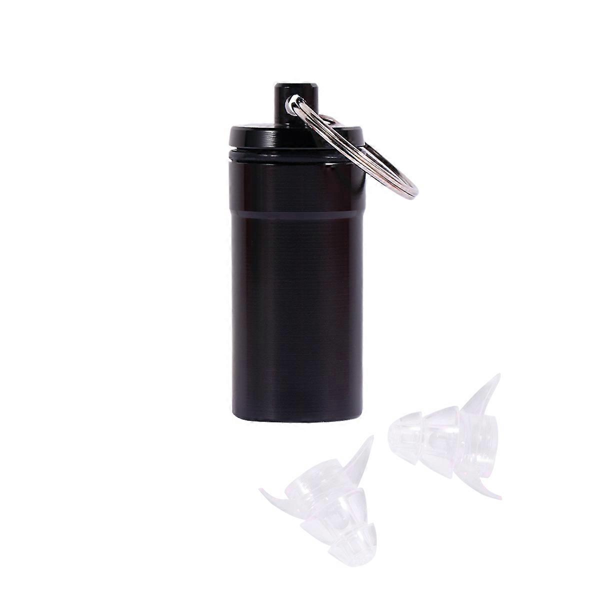 Hearing Protection Earbuds Reusable Musician Filter Earplugs Noise Reduction Cancelling For Shooting 1Pair