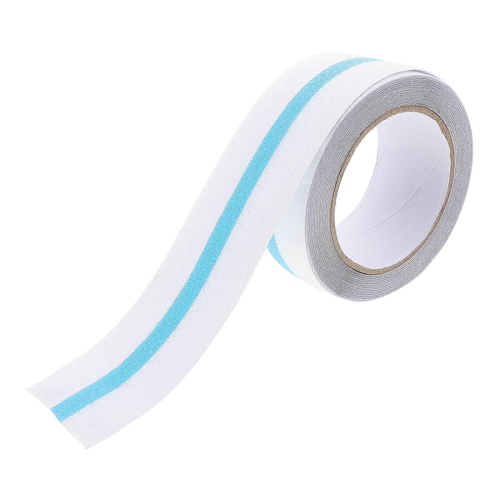 Luminous Non Slip Adhesive Tape for Stairs – Blue, Indoor/Outdoor Use, Easy Installation, Enhanced Low Light Visibility