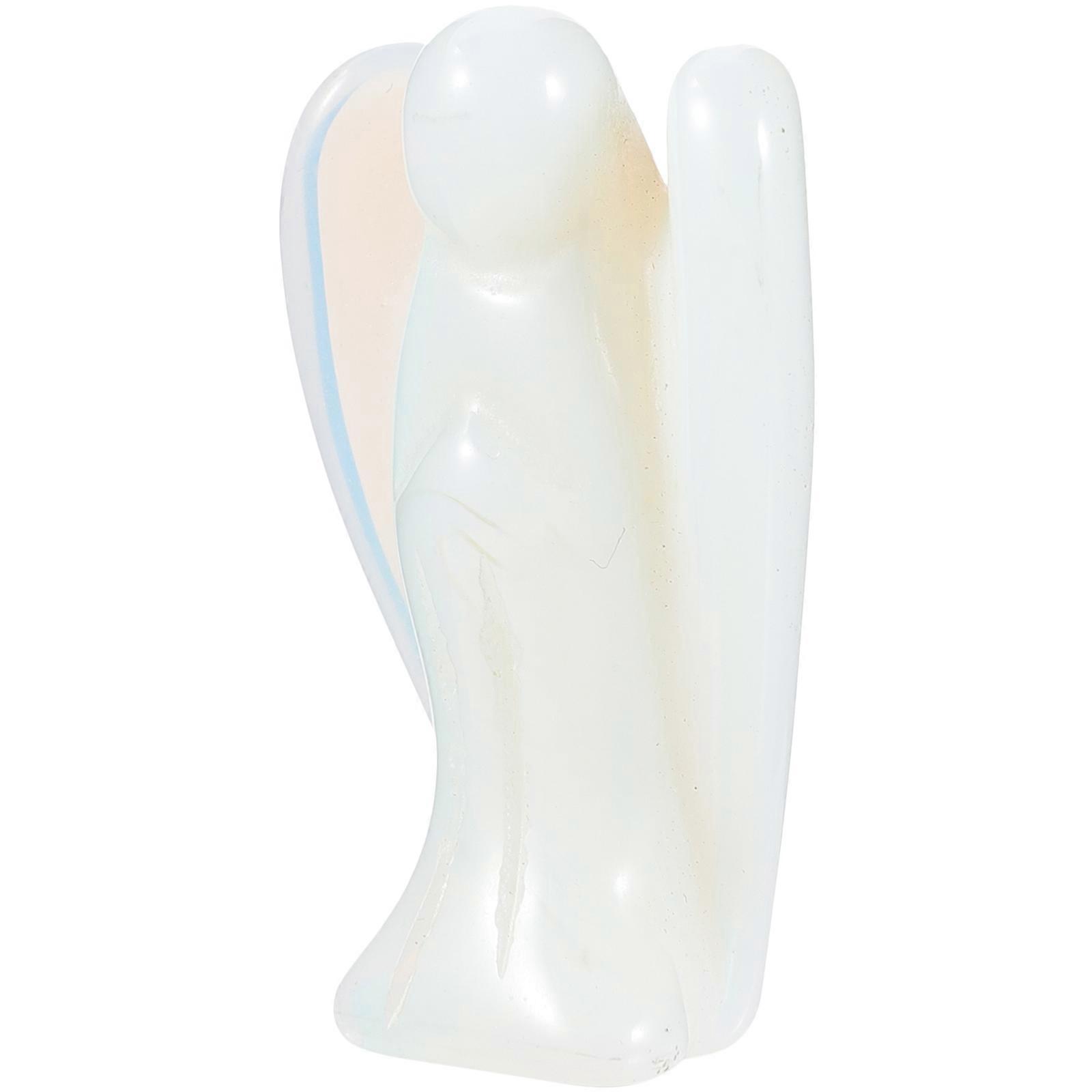 Crystal Angel Άγαλμα Home Decor Ευρωπαϊκό Στυλ Λευκό 1.6X1.0X0.4in 1Set