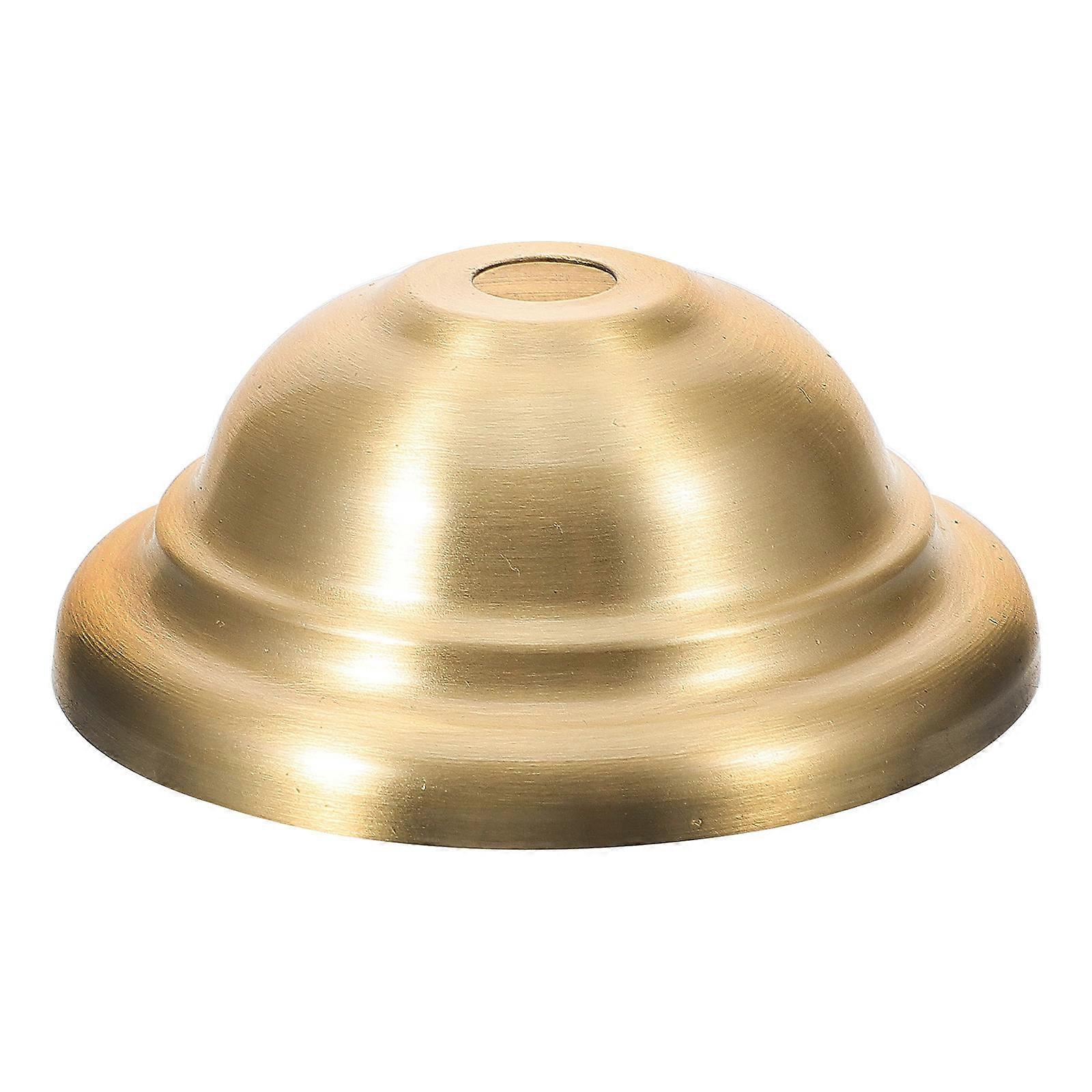 Lamp Finial Caps Lampshade Caps Small Brass Lamp Finial Rounded Light Base Replacement Living Room 1Set