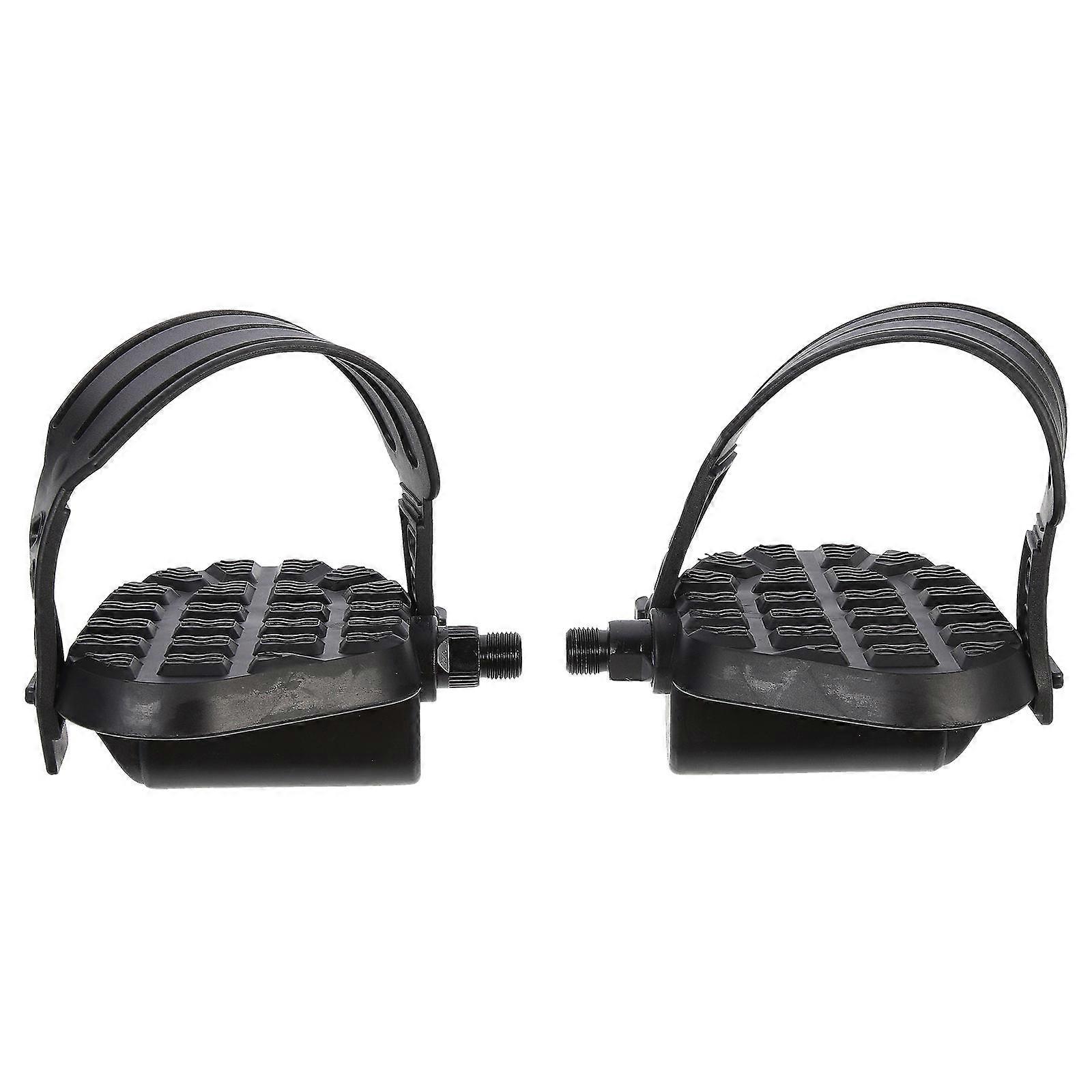 Durable Non Slip Indoor Cycling Pedals for Exercise Bikes – Wear Resistant Replacement Fitness Bike Accessories for Spinning and Stationary Cycling