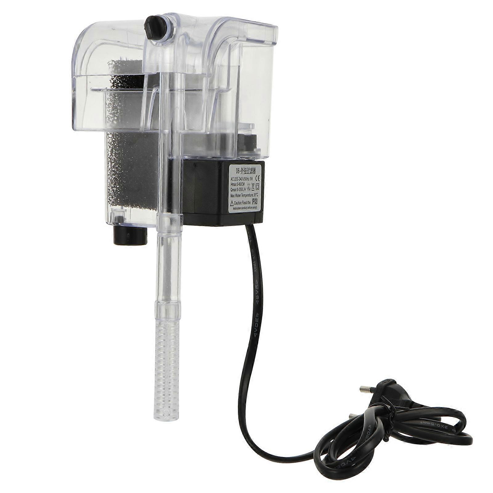 Aquarium Circulation Pump Fishtank Filter Pump Pet Turtle Aquarium Energy-saving Motor 20.00X9.00X8.00CM 1Pcs