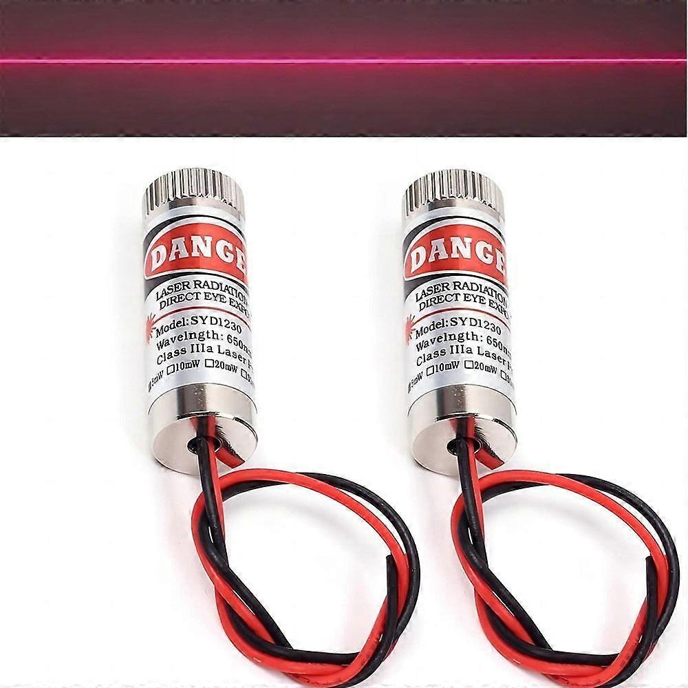 2pcs Red Laser Diode Line 650nm 5mW Red Laser Head Line