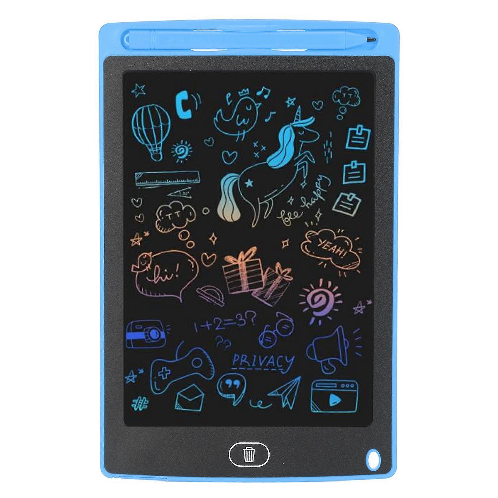 8.5 Inch Colorful LCD Writing Tablet, Colorful Drawing Board for 1-10 Year Old Kids, Toy for Girls Boys, Dark Blue
