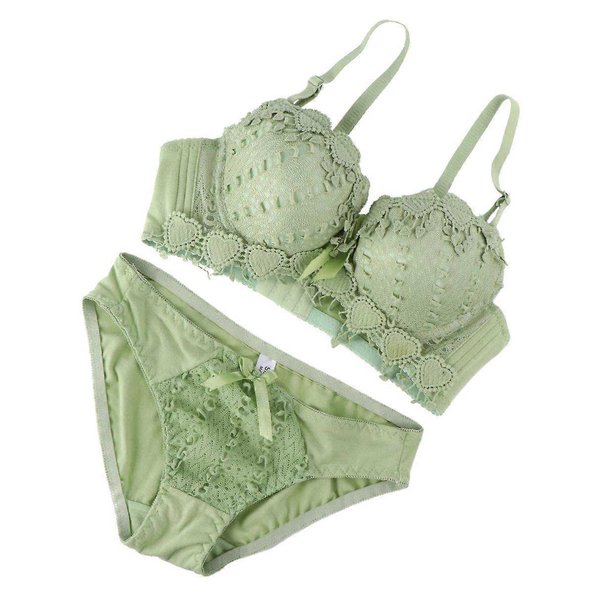 Set for Soft Adjustable Shoulder Straps Green 80B 1Set