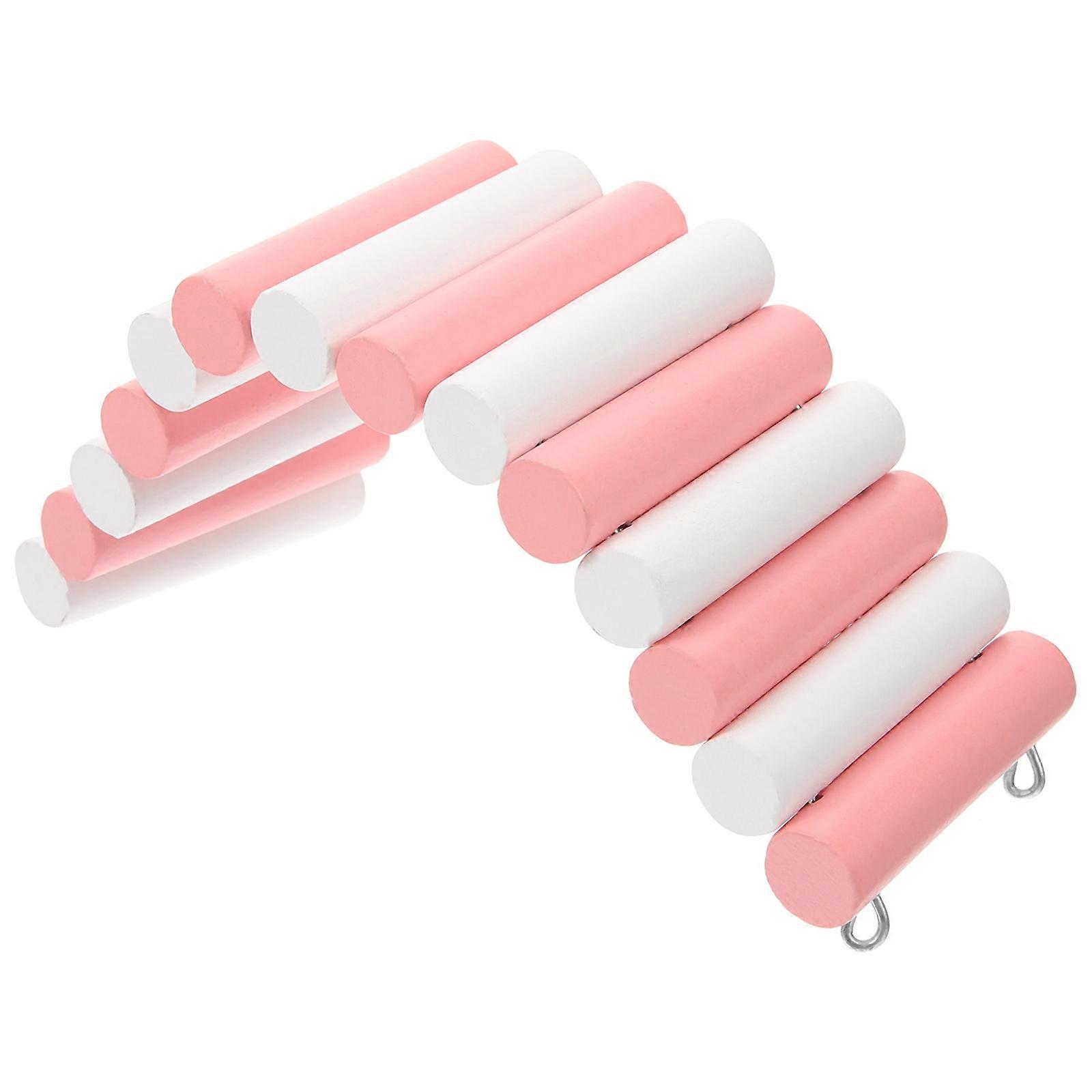 Pet Hamster Climbing Ladder Toy For Small Pets Indoor Play Wooden 20.00X6.00X1.50cm Climbing Toy 1Pcs