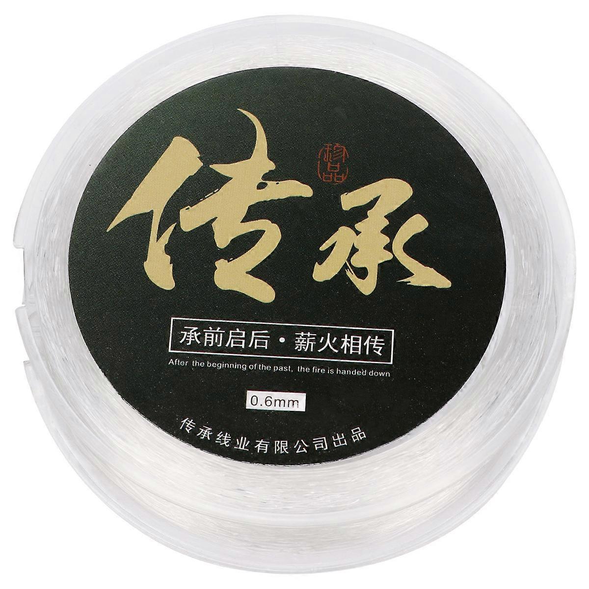 Elastic String For Jewelry Making Beading Threads Transparent Color 0.6mm 60m Length Jewelry Projects 1 Roll