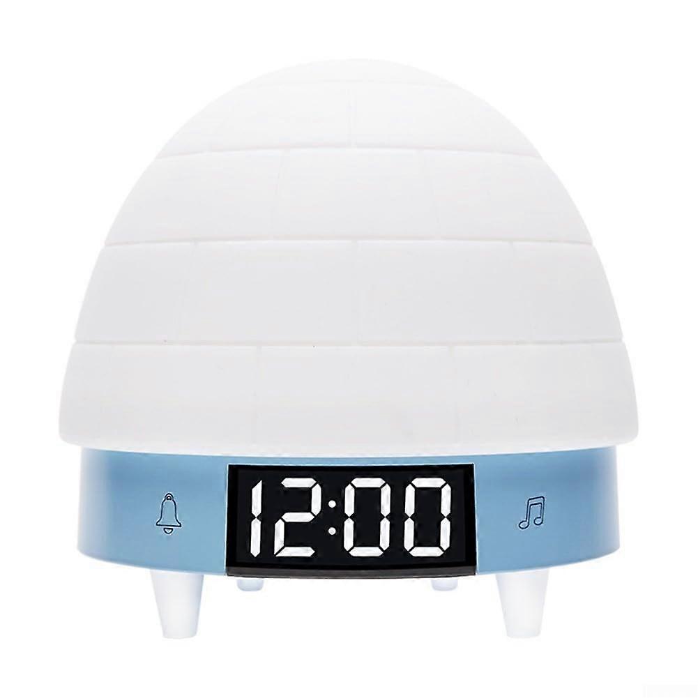 Innovative Ice House Night Light Projector Provides a Unique Sleeping Experience Through Gentle Sound and Light Effects (Blue)