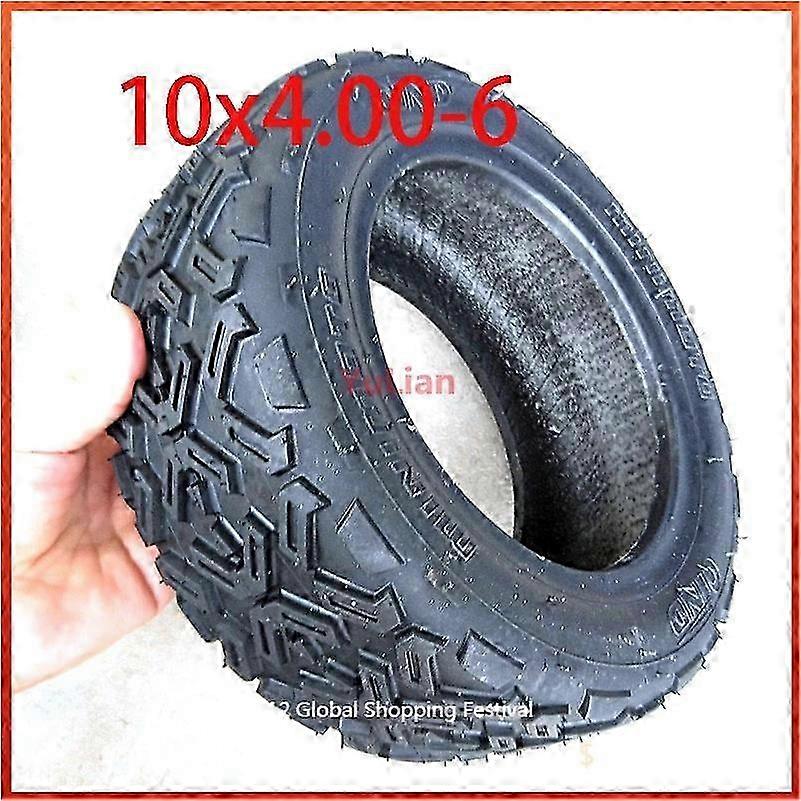 雪、ビーチ用チャンバー10x4.00-6なしタイヤ、中国のATV、クワッドバキューム、車両用4輪、オートバイに適しています