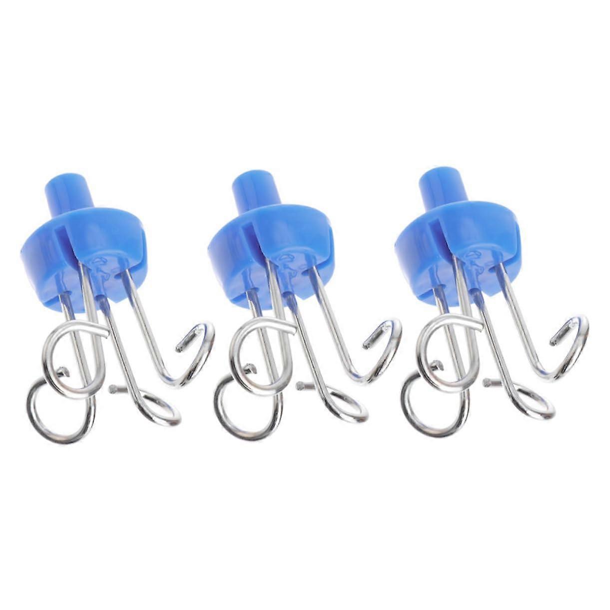Hook for Vertical Infusion Rack, PP Blue 13.00X9.50X9.50CM Blue