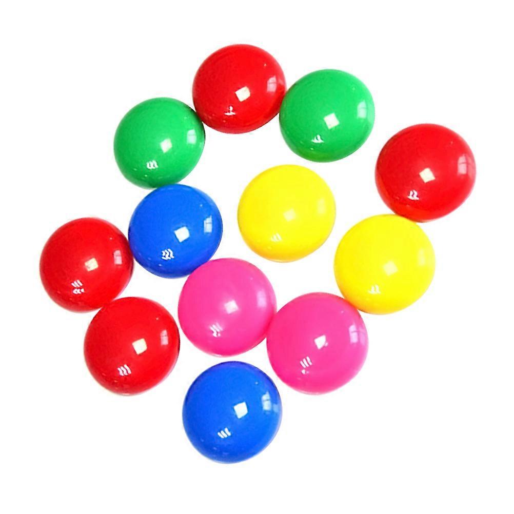 Office Magnet Whiteboard Round Magnets for Photos and Notes Assorted Color Diameter About 3cm Magnetic Adsorption 12Pcs