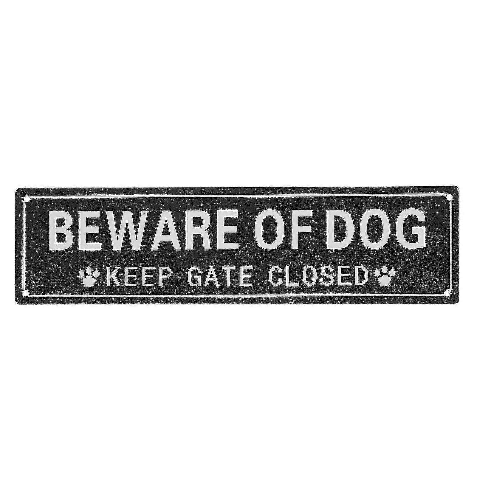 Puutarha Varo koiran varoitustaulua Metallikyltti pihan varoitukseen